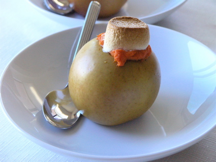 Sweet-Potato Stuffed Apple